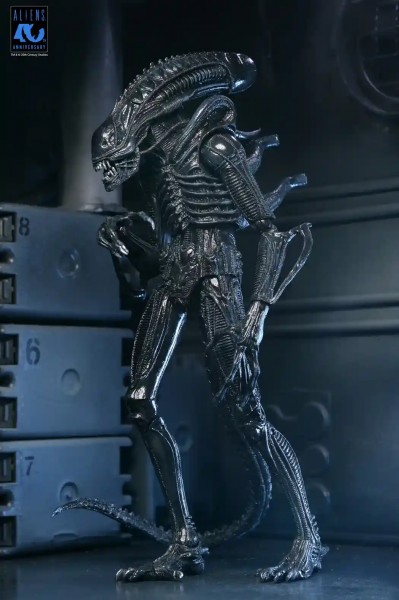Aliens 40th Anniversary Warrior Xenomorph Black Ultimate Actionfigur