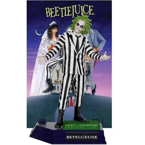 Beetlejuice 1988 Movie Maniacs Statue Beetlejuice 15 cm