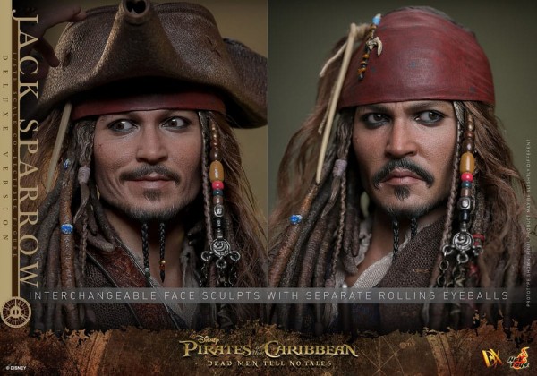 Pirates of the Caribbean: Dead Men Tell No Tales DX Action Figure 1:6 Jack Sparrow (Deluxe Version) 30 cm