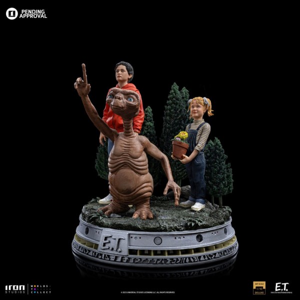 E.T. Der Außerirdische Deluxe Art Scale Statue 1:10 E.T., Elliot and Gertie 19 cm