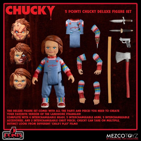 Child´s Play 5 Points Action Figure Chucky 10 cm