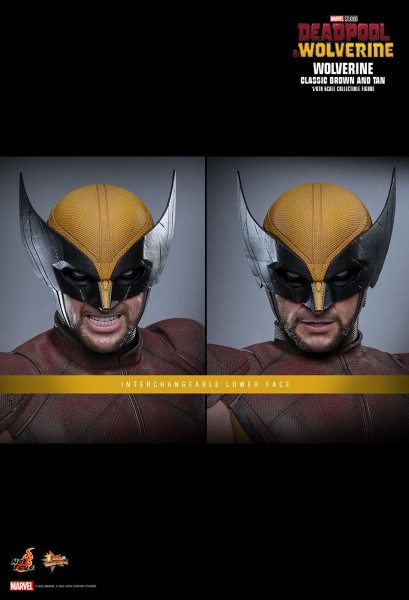 Deadpool & Wolverine Movie Masterpiece Actionfigure 1/6 Wolverine (Classic Brown and Tan) Hot Toys Exclusive 31 cm