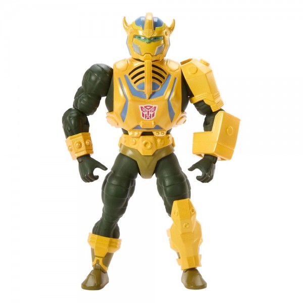 Masters of the Universe x Transformers Actionfigur Bumblebee Armor Man-At-Arms Exclusive 14 cm