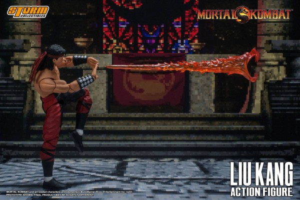 Mortal Kombat Action Figure 1/12 Liu Kang with Dragon