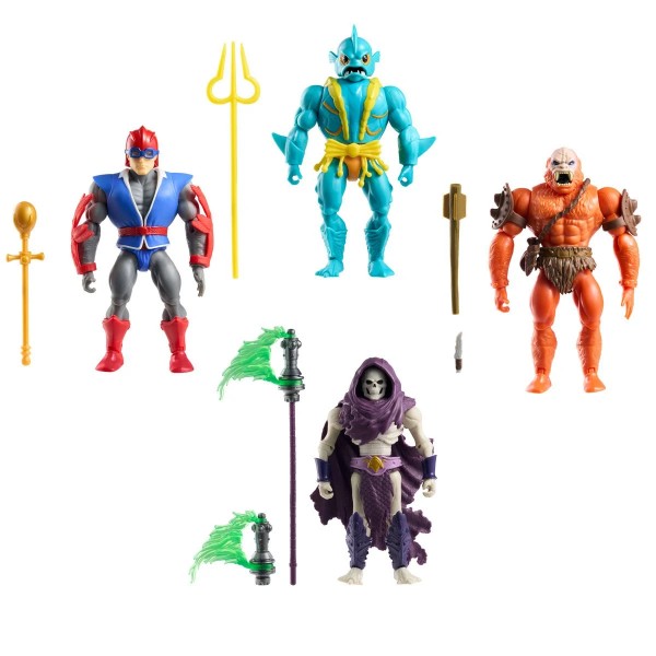 Masters of the Universe Origins Battle for Subternia Actionfiguren 4-Pack