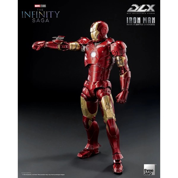 Marvel Studios: The Infinity Saga Iron Man Mark 3 (Battle Damaged) DLX Action Figure