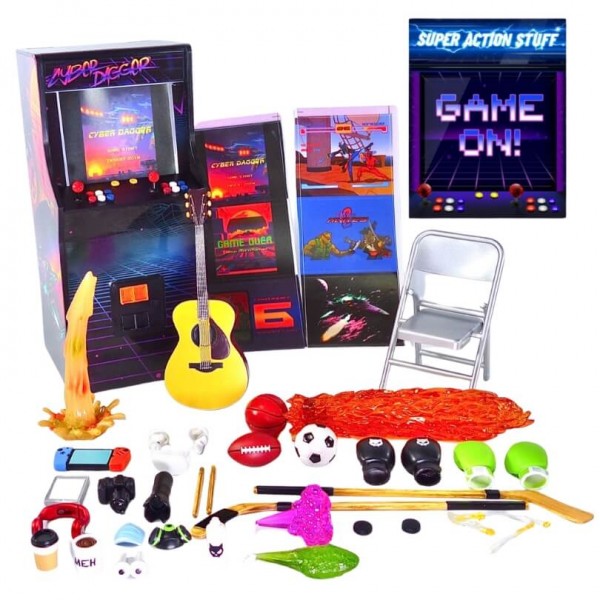 Super Action Stuff - Game On Arcade mit LED - Cyber Dagger - 1/12