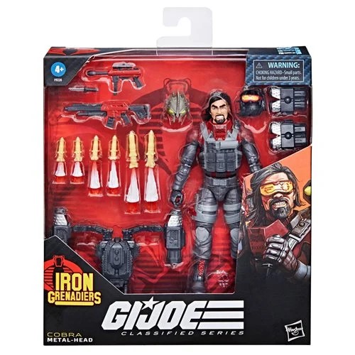 G.I. Joe Classified Series Deluxe 6-Inch Iron Grenadier Metal-Head Actionfigur