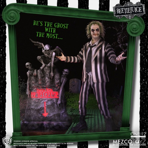 Beetlejuice Actionfigur 1/12 Beetlejuice Deluxe Edition 18 cm