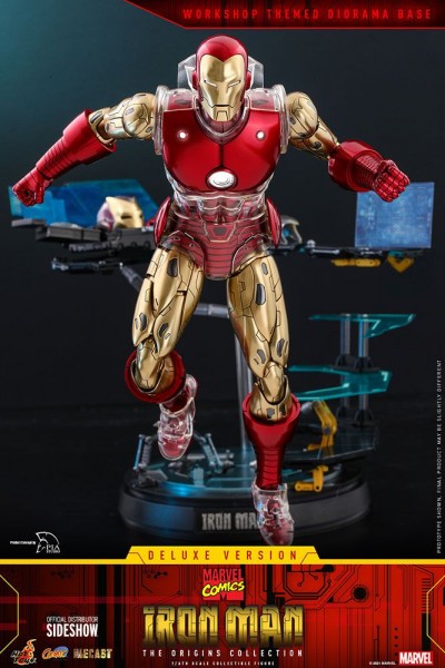 Marvel The Origins Collection Comic Masterpiece Actionfigur 1/6 Iron Man (Deluxe)