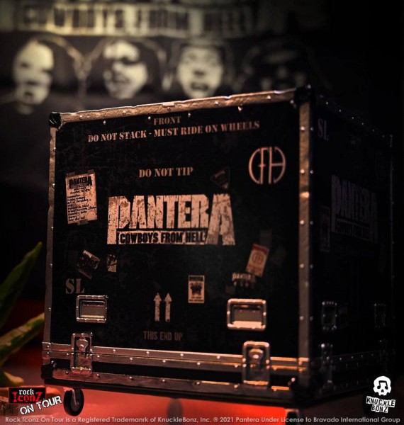 Pantera Rock Ikonz Cowboys From Hell On Tour Road Case Statue + Stage Backdrop