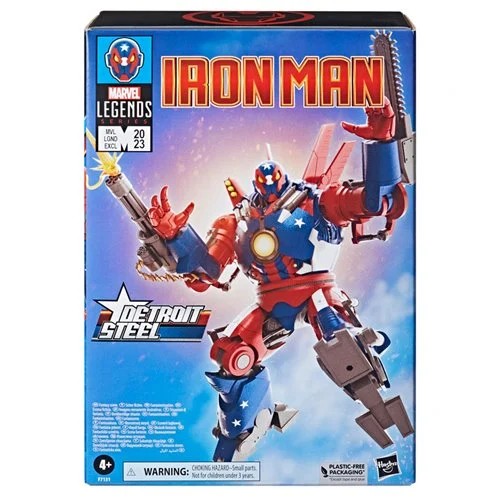 Iron Man Marvel Legends Detroit Steel Actionfigur