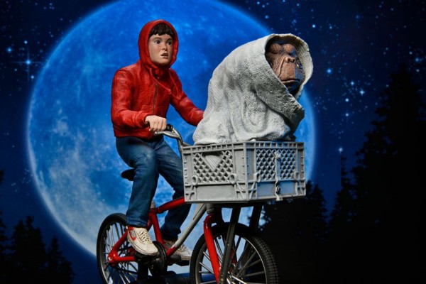 E.T. Der Außerirdische Actionfigur Elliott & E.T. on Bicycle