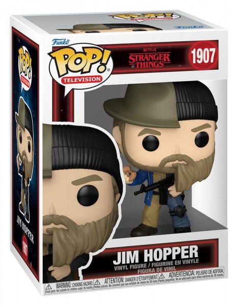 Stranger Things POP! TV Vinyl Figur Jim Hopper SPLT 9 cm