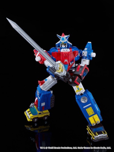 Armored Fleet Dairugger XV Moderoid Plastic Model Kit Dairugger XV 20 cm