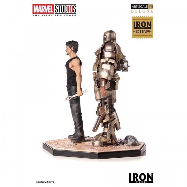 Marvel Art Scale Statue 1/10 Iron Man Mark I (Deluxe) Exclusive