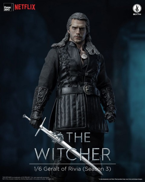 The Witcher Season 3 Action Figure 1:6 Geralt of Rivia 31 cm