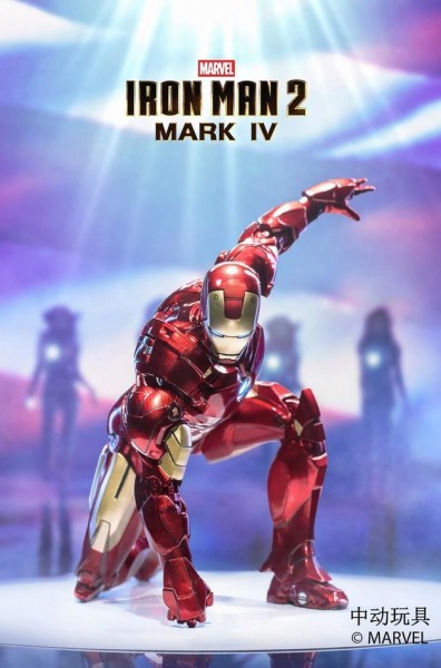 ZD Toys Action Figure 1/10 Iron Man Mark IV (Light-Up Version)