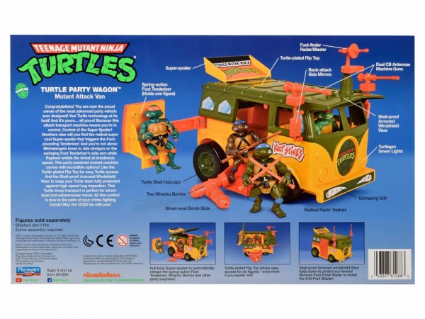 Teenage Mutant Ninja Turtles Classic Fahrzeug Original Party Wagon