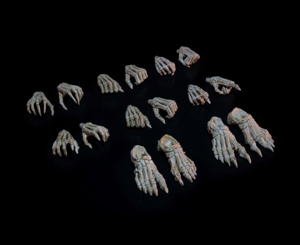 Mythic Legions: Necronominus Skeletons Hands &amp; Feet Pack