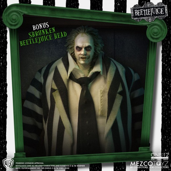 Beetlejuice Action Figure 1/12 Beetlejuice Deluxe Edition 18 cm