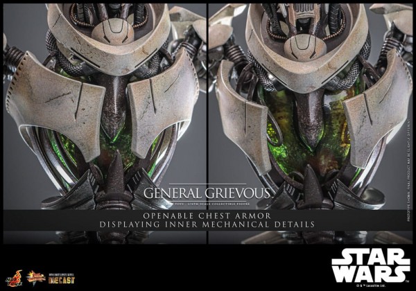 Star Wars Movie Masterpiece Diecast Action Figure 1/6 General Grievous 42 cm