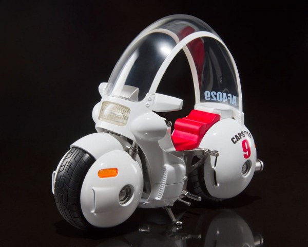 Dragon Ball S.H. Figuarts Fahrzeug mit Figur Bulma's Motorcycle Hoipoi Capsule No. 9 17 cm
