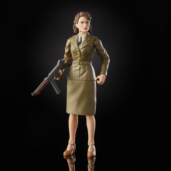 Captain America Marvel Legends 80th Anniversary Action Figures Captain America & Peggy Carter (2-Pack)