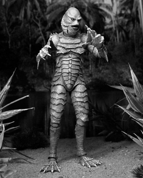 Universal Monsters Actionfigur Ultimate Creature from the Black Lagoon (B&W) 18 cm