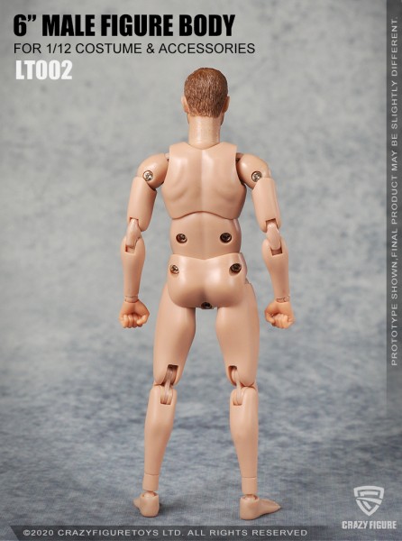 Crazy Figure 1/12 Multi Joint Movable Figure Body with Head