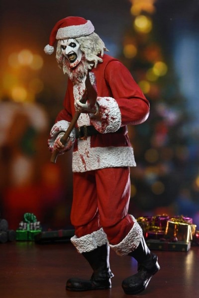 Terrifier 3 Actionfigur Ultimate Santa Suit Art the Clown (Bloody Version) 18 cm