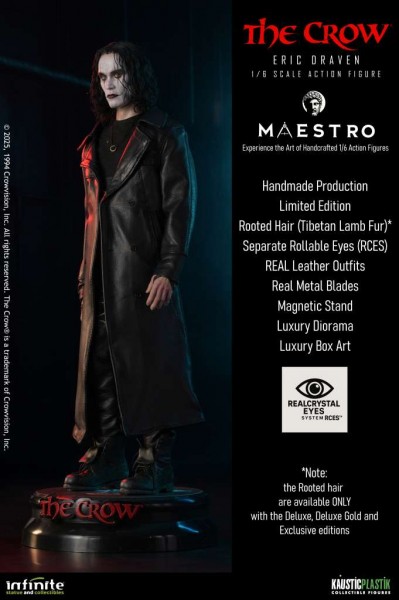 The Crow Eric Draven 1/6 Luxury Action Figure Deluxe Edition