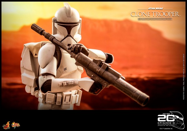 Star Wars Movie Masterpiece Action Figure 1/6 Clone Trooper (Ep II)