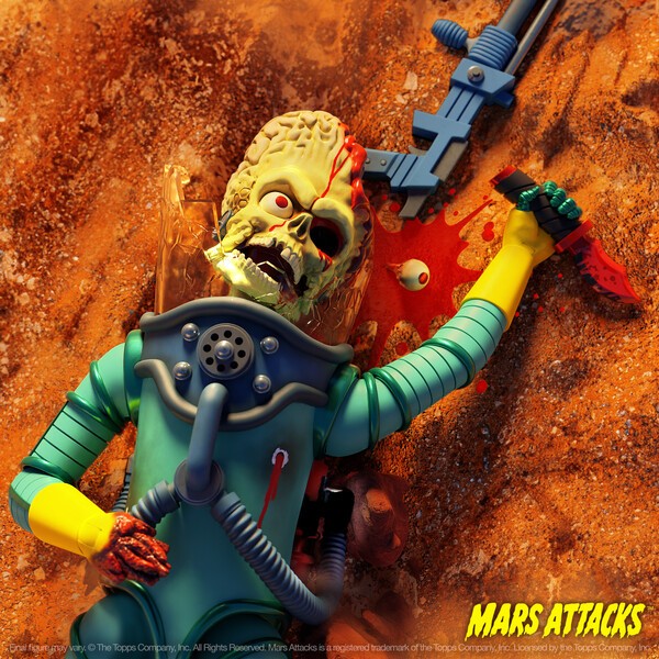 ULTIMATES! Mars Attacks Wave 1 Martian (Smashing the Enemy)