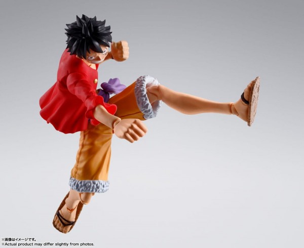 One Piece S.H. Figuarts Actionfigur Monkey D. Ruffy -The Raid on Onigashima- 14 cm