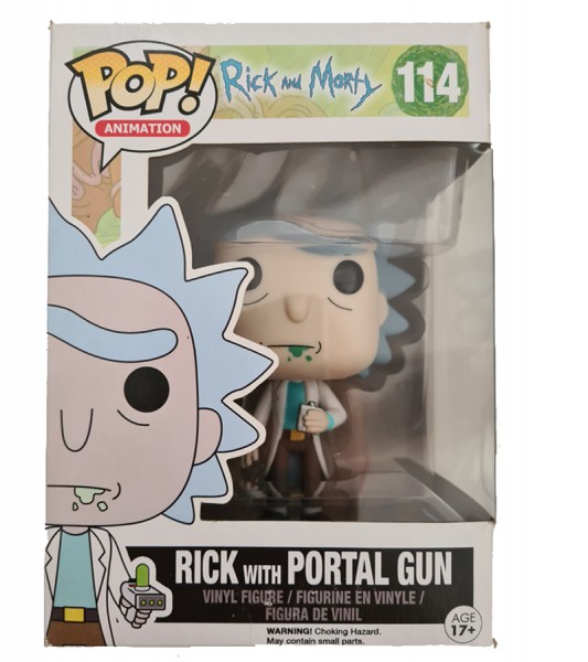 B-Ware Rick and Morty POP! Animation Vinyl Figur Rick 9 cm - Falsche Verpackung