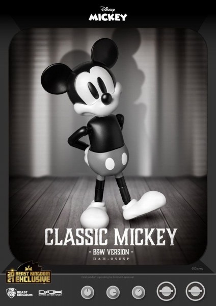 B-Artikel: Disney Classic Dynamic 8ction Heroes Actionfigur Mickey (Classic B&W Version)