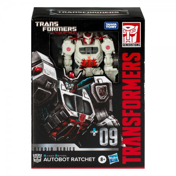 Transformers: War for Cybertron Studio Series Voyager Class Action Figure Gamer Edition Autobot Ratchet 16 cm