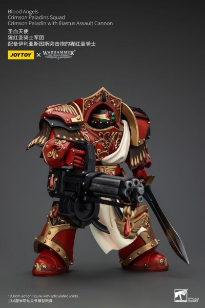 Warhammer The Horus Heresy Actionfigur 1/18 Blood Angels Crimson Paladins Squad with Iliastus Canon