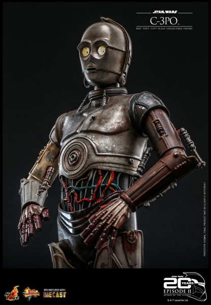 Star Wars Movie Masterpiece Diecast Actionfigur 1/6 C-3PO (Ep II)
