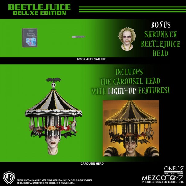 Beetlejuice Actionfigur 1/12 Beetlejuice Deluxe Edition 18 cm