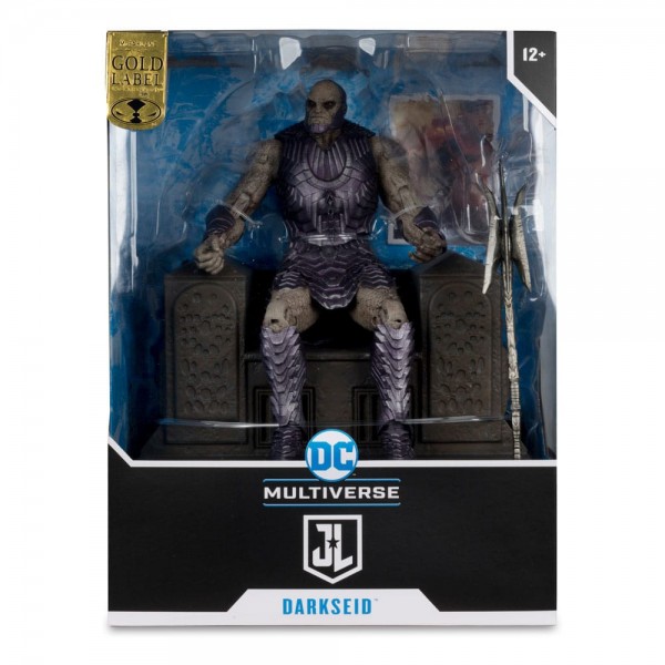 Zack Snyder's Justice League DC Multiverse Mega Actionfigur Darkseid with Throne (Gold Label) 24 cm