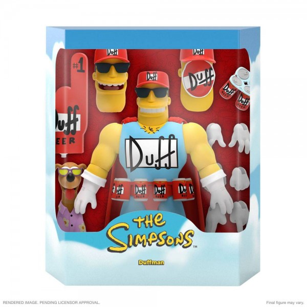 The Simpsons Ultimates Action Figure Duffman