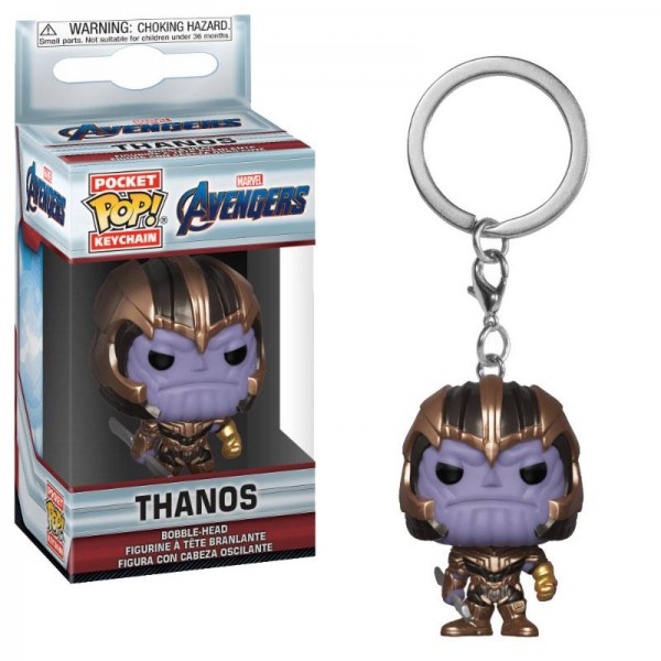 Avengers Endgame Pop! Pocket Keychain Vinyl Figure Thanos