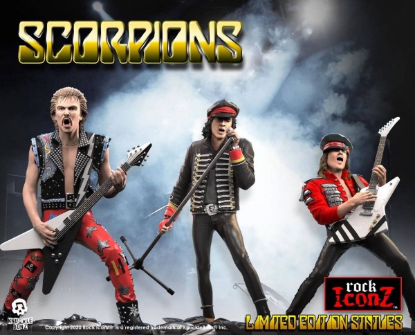 Scorpions Rock Iconz Statuen 3er Pack (Limited Edition)