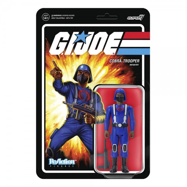 G.I. Joe ReAction Actionfigur Cobra Trooper (Y-Back Brown)