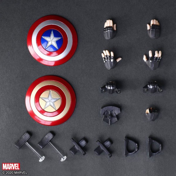 Marvel Bring Arts Action Figure Captain America by Tetsuya Nomura