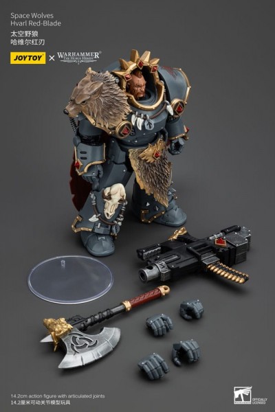 Warhammer The Horus Heresy Action Figure 1/18 Space Wolves Hvarl Red-Blade 14 cm