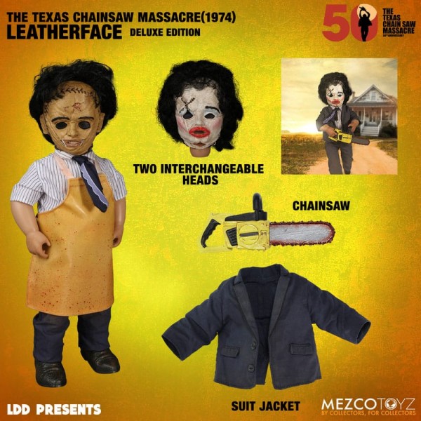 The Texas Chainsaw Massacre (1974) Living Dead Dolls Puppe Leatherface Deluxe Edition 27 cm