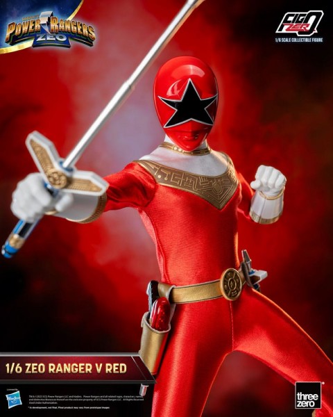 Power Rangers Zeo FigZero Actionfigur 1/6 Ranger V Red 30 cm